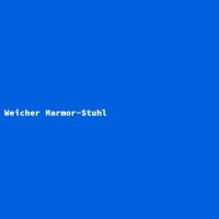 Weicher Marmor-Stuhl