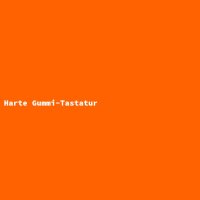 Harte Gummi-Tastatur