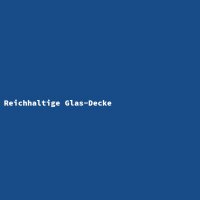Reichhaltige Glas-Decke