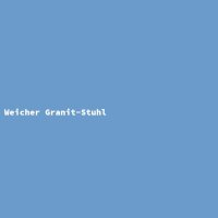 Weicher Granit-Stuhl