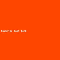 Klebrige Samt-Bank