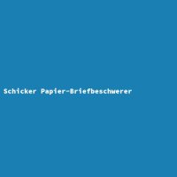 Schicker Papier-Briefbeschwerer