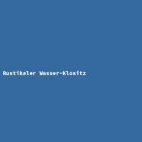 Rustikaler Wasser-Klositz