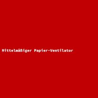 Mittelm&auml;&szlig;iger Papier-Ventilator