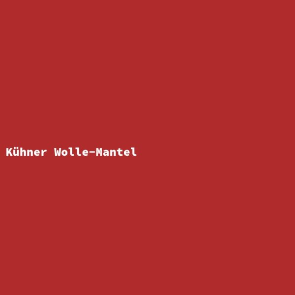 K&uuml;hner Wolle-Mantel