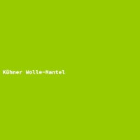 K&uuml;hner Wolle-Mantel