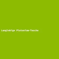 Langlebige Plutonium-Tasche
