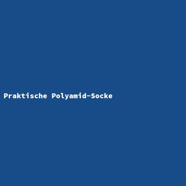 Practical Polyamide Sock