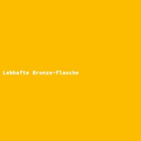 Lebhafte Bronze-Flasche
