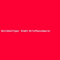 Reichhaltiger Stahl-Briefbeschwerer