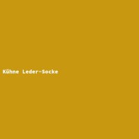 K&uuml;hne Leder-Socke