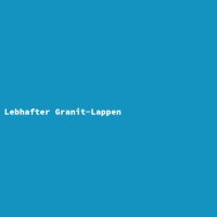 Lebhafter Granit-Lappen