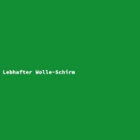 Lebhafter Wolle-Schirm