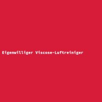Eigenwilliger Viscose-Luftreiniger