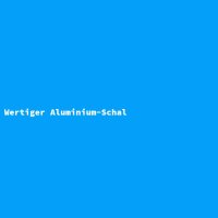 Wertiger Aluminium-Schal